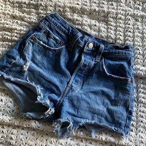 Frayed Levi Shorts